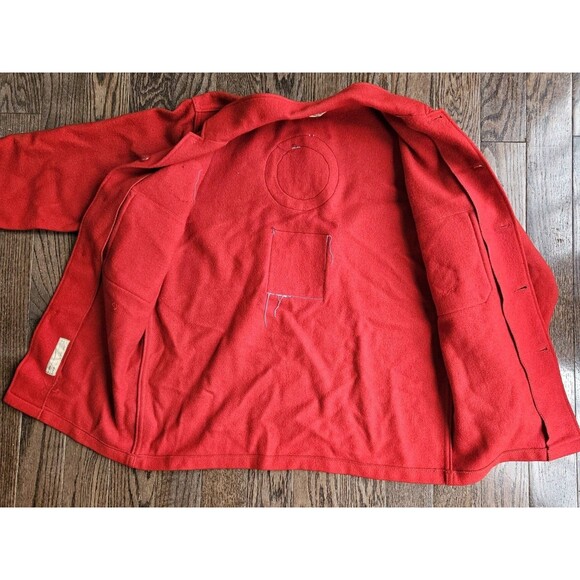Vintage Boy Scouts of America Jacket 553 Mens 38 Red Wool 60s 70s W/ Badges - Picture 5 of 12